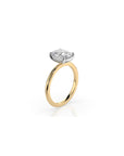 14k Cushion Cut Solitaire Ring