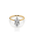 14k Marquise Cut Solitaire Ring