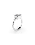 14k Emerald East West Bezel Ring