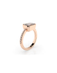 14k Elara East West Bezel Ring