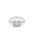 14k Elara East West Bezel Ring