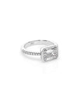 14k Elara East West Bezel Ring
