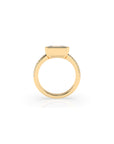 14k Elara East West Bezel Ring