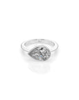 14k Pear East West Bezel Ring