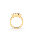 14k Marquise East West Bezel Ring