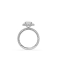 14k Ascher Triple Pave Ring
