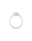 14k Marquise Pave Bezel Ring