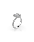 14k Ascher Triple Pave Ring