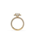 14k Ascher Triple Pave Ring