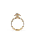 14k Marquise Triple Pave Ring