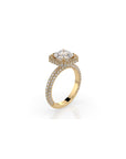 14k Ascher Triple Pave Ring