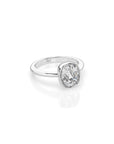 14k Cushion Bezel Ring