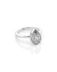 14k Pear Shape Bezel Ring