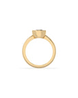 14k Pear Shape Bezel Ring