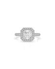 14k Ascher Triple Pave Ring