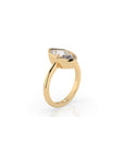 14k Marquise Bezel Ring