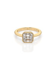 14k Ascher Bezel Ring