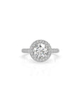 14k Round Triple Pave Ring
