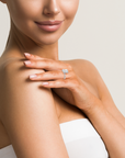 14k Emerald Cut Solitaire Ring