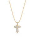 14k Diamond Bubble Letter Necklace