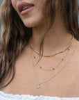 Gold Filled Thick Figaro Necklace