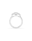 14k Emerald Celestial Bezel Ring