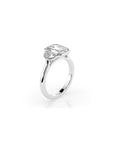 14k Emerald Celestial Bezel Ring