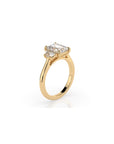 14k Emerald Celestial Ring