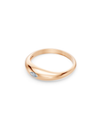 14k Little Marquise Diamond Dome Ring