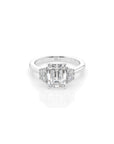 14k Emerald Celestial Ring