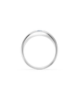 14k Little Oval Diamond Dome Ring