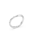 14k Curved Diamond Luna Stacker
