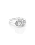 14k Emerald Celestial Bezel Ring