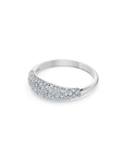 14k Little Diamond Pavé Dome Ring