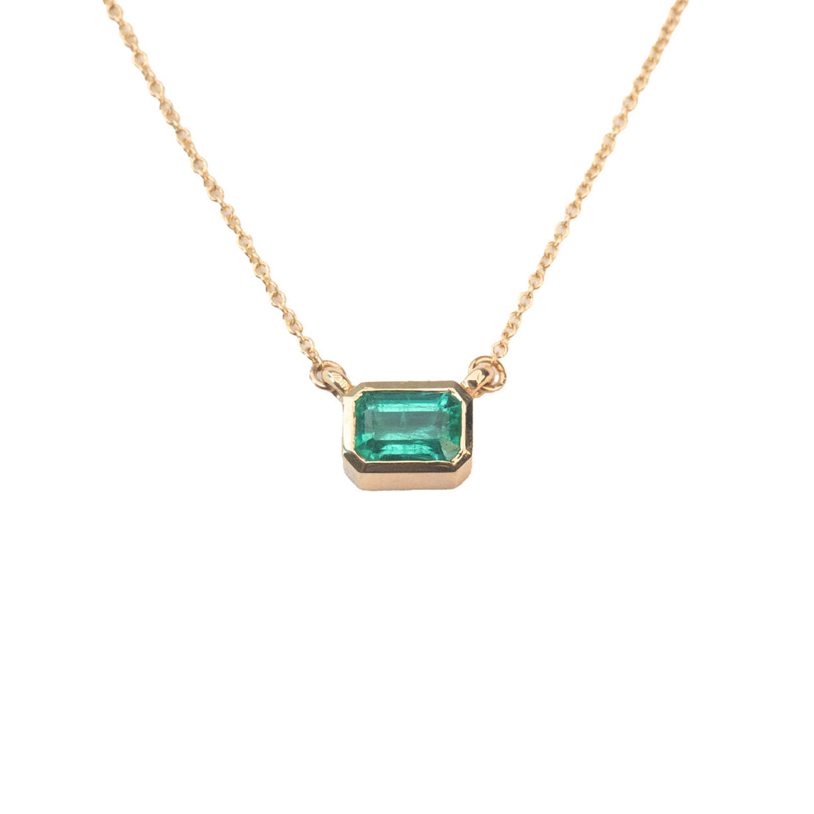 14k Emerald Hera Necklace