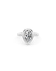 14k Pear Eclipse Bezel Ring