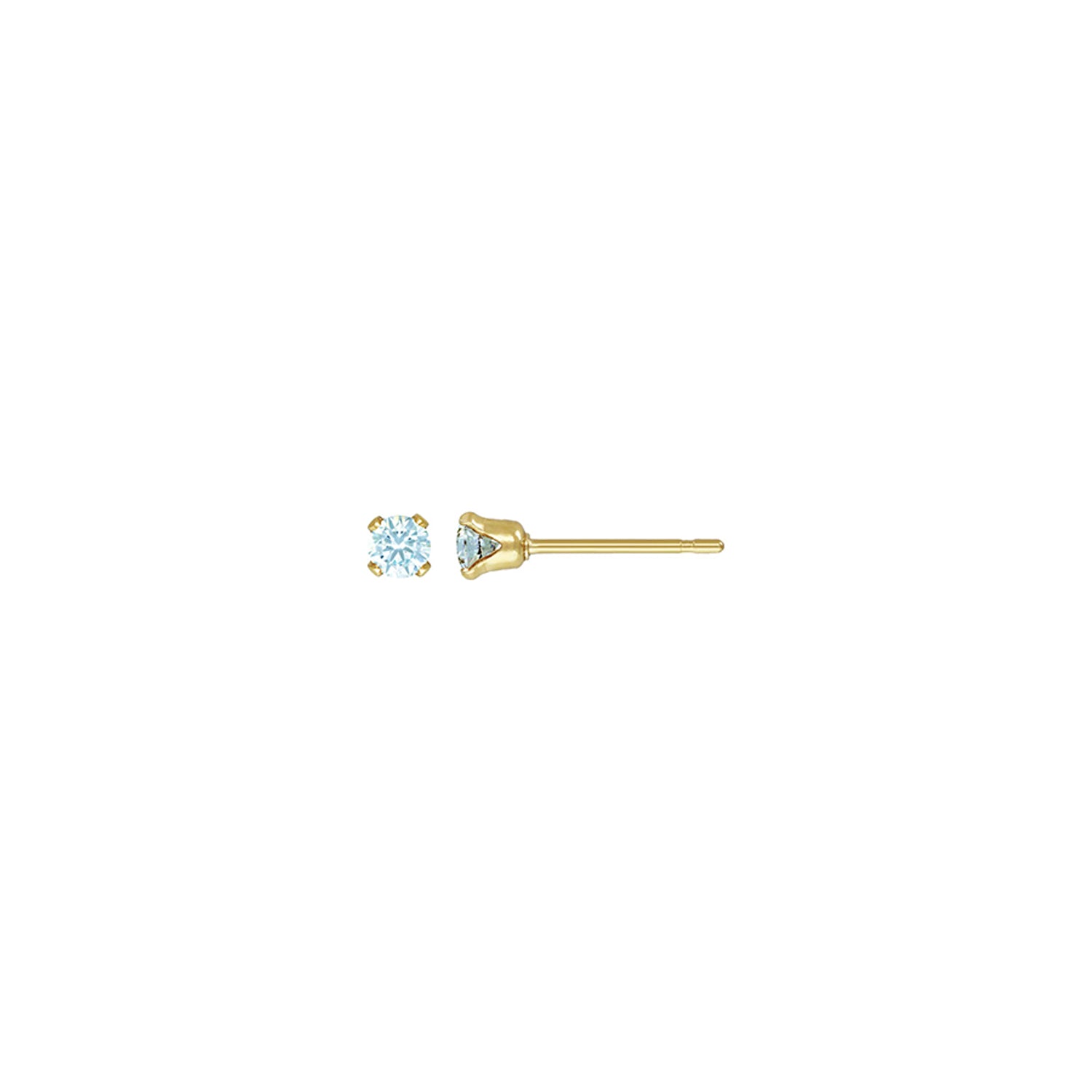 Gold Filled Crystal Birthstone Studs