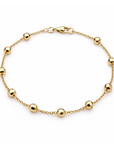 14k Big Disco Satellite Bracelet