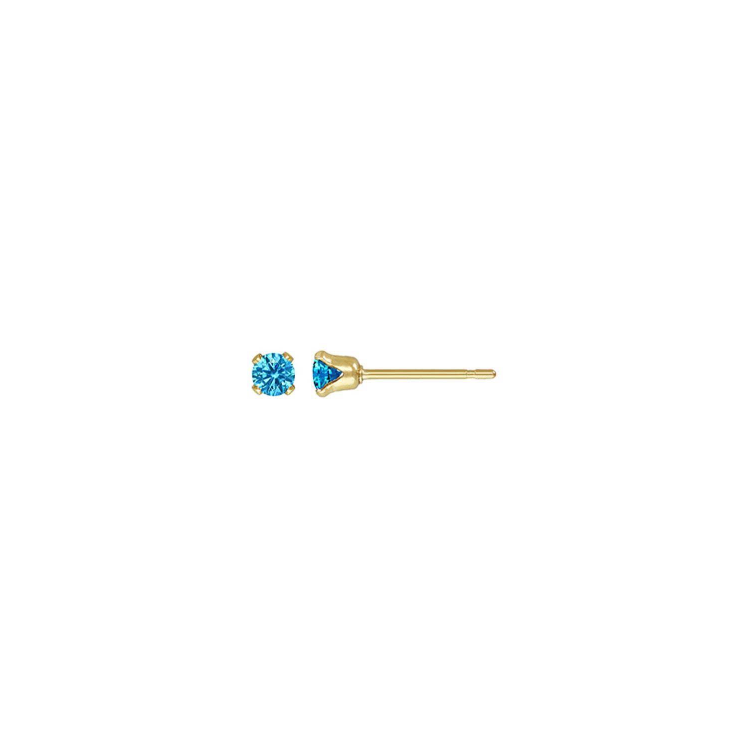 Gold Filled Crystal Birthstone Studs