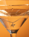 Silver Bubble Letter Necklace
