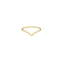 Gold Filled Chevron Ring