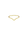 Gold Filled Chevron Ring