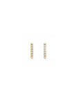 14k Diamond Bar Studs