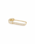 14k Diamond Safety Pin