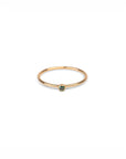 Gold Filled Emerald Crystal Stacker