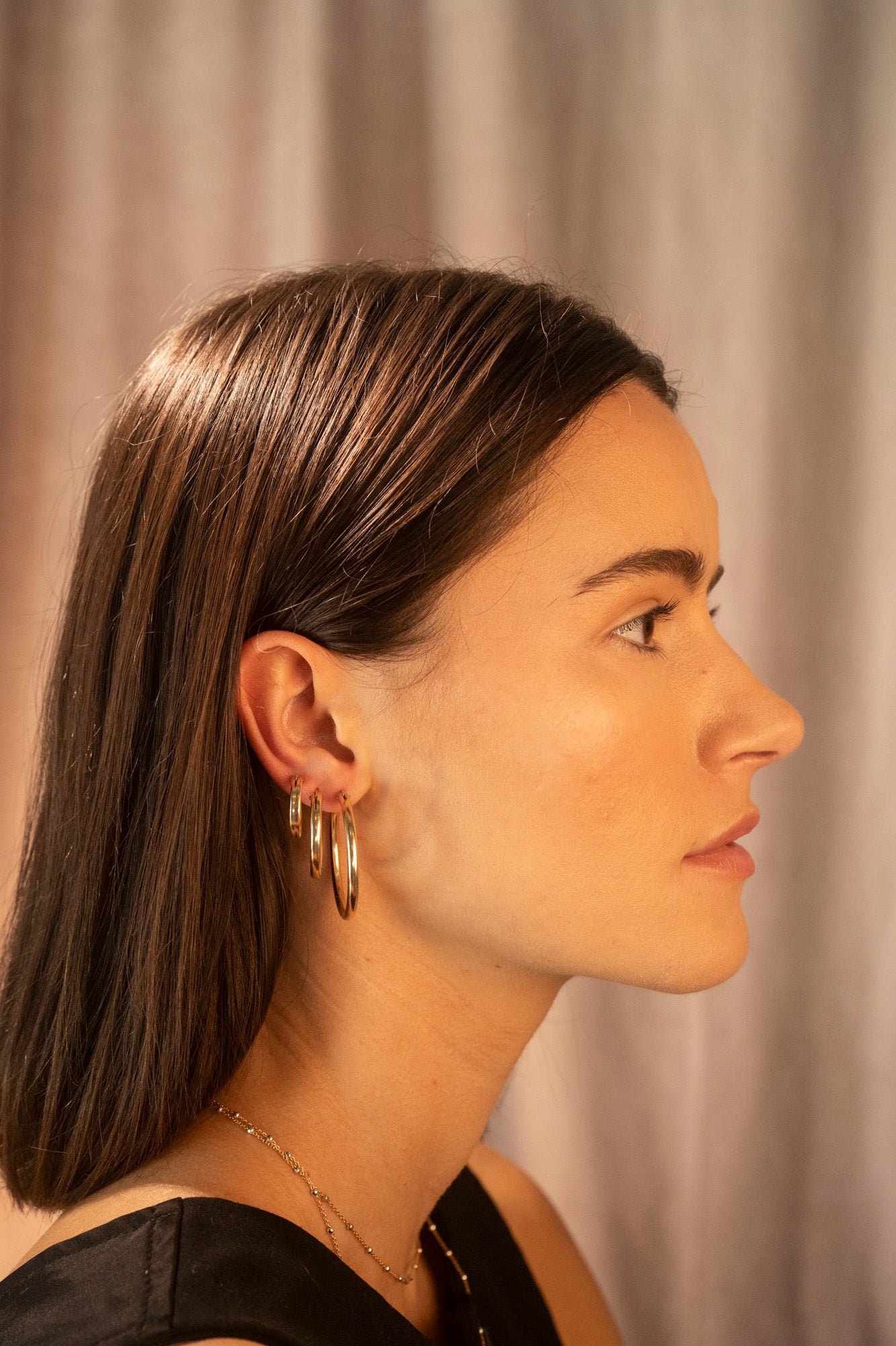 Gold Filled 3mm Clasp Hoops