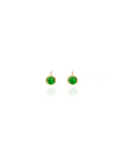 Petite Birthstone Bezel Studs