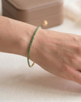 14K Emerald Cupcake Tennis Bracelet | 2 CTW
