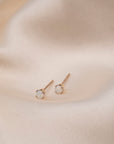 Gold Filled Lab Opal Studs