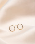 Gold Filled Full Moon Studs